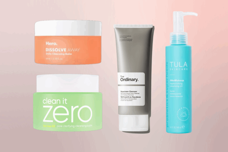 Selection of oil and balm cleansers