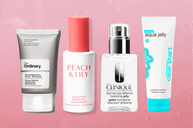 Selection of gel moisturizers